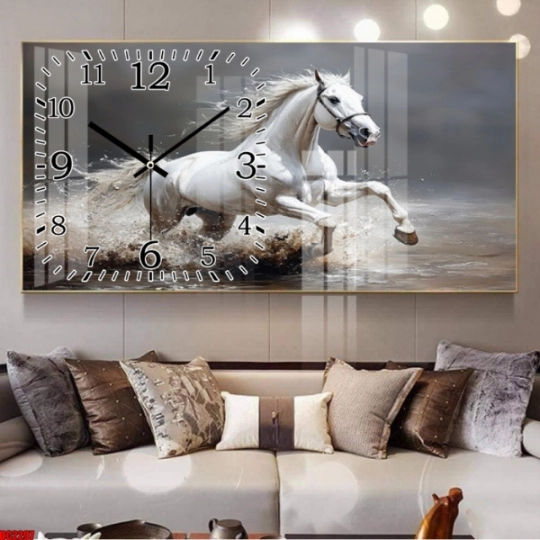 Tranh Đồng Hồ  Tráng Gương 5D Hiện Đại