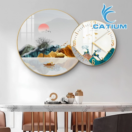 Tranh Đồng Hồ Hình Tròn