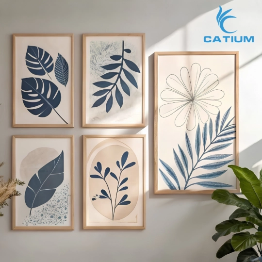 Tranh Treo Tường Cỏ Cây Hoa Lá Modern Art