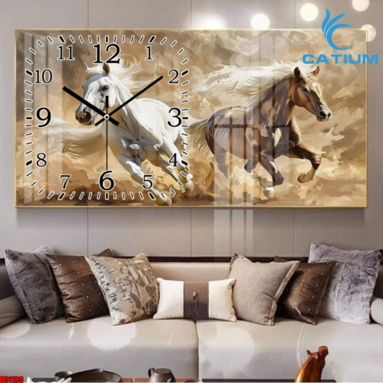 Tranh Đồng Hồ Trừu Tượng Hiện Đại