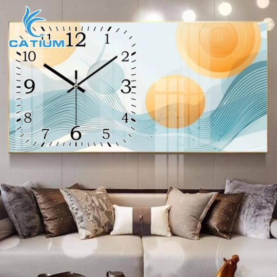 Tranh Đồng Hồ Trừu Tượng Hiện Đại