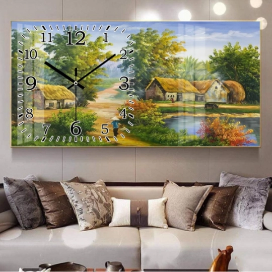 Tranh Đồng Hồ Đồng Quê