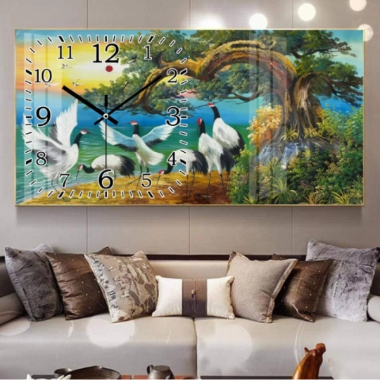 Tranh Đồng Hồ Đồng Quê