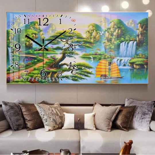 Tranh Đồng Hồ Đồng Quê