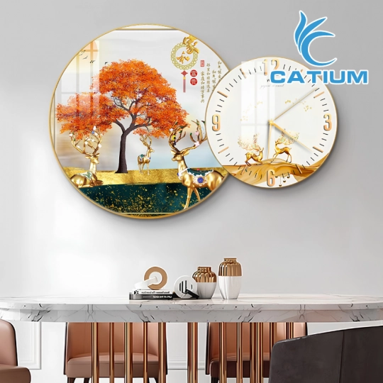 Tranh Đồng Hồ Hình Tròn