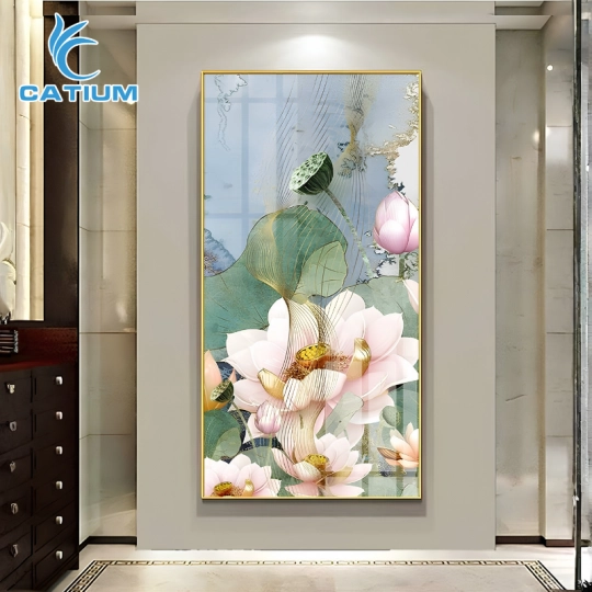 Tranh Hoa Sen Nghệ Thuật Treo Tường