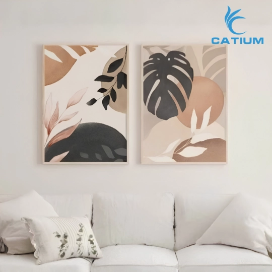 Tranh Treo Tường Cỏ Cây Hoa Lá Modern Art