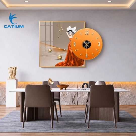 Tranh Đồng Hồ Quý Cô Hiện Đại