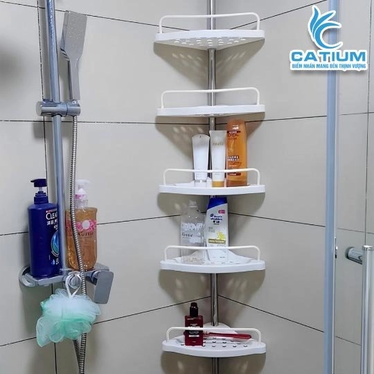 Kệ Góc Rút 5 Tầng Nhà Tắm