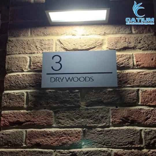 Bảng Địa Chỉ Nhà Mica In Chìm