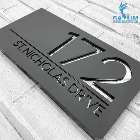 Bảng Tên Nhà Mica Cao Cấp