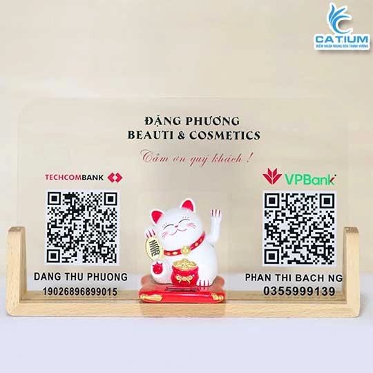 Bảng Mã QR Mica In Màu