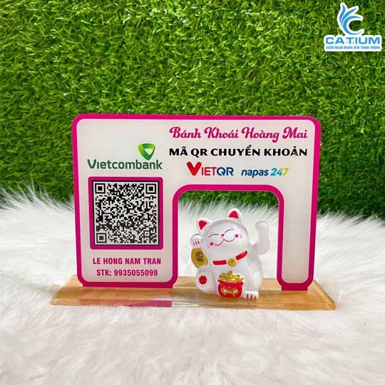 Bảng Mã QR Mica In Màu