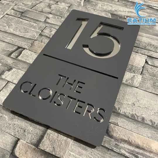 Bảng Tên Nhà Mica Cao Cấp