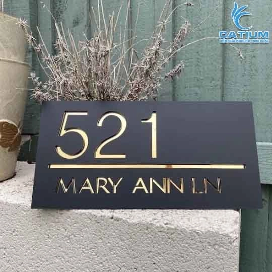 Bảng Tên Nhà Mica Cao Cấp