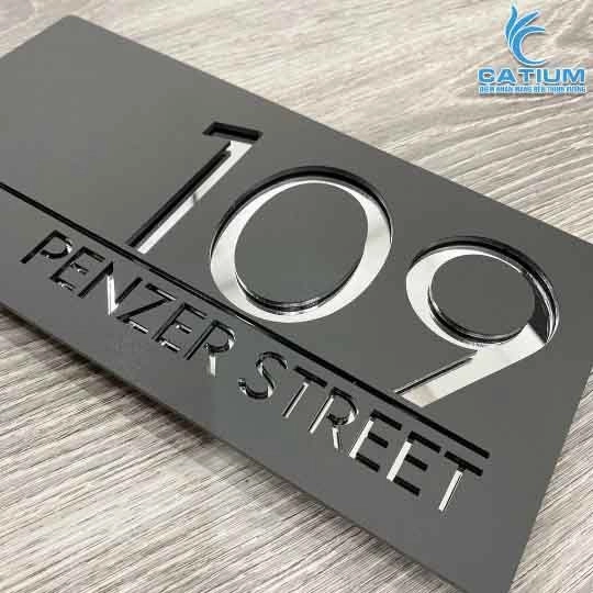 Bảng Tên Nhà Mica Cao Cấp