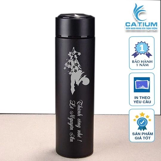 Bình Giữ Nhiệt Chất Liệu Kim Loại Khắc Tên Theo Yêu Cầu