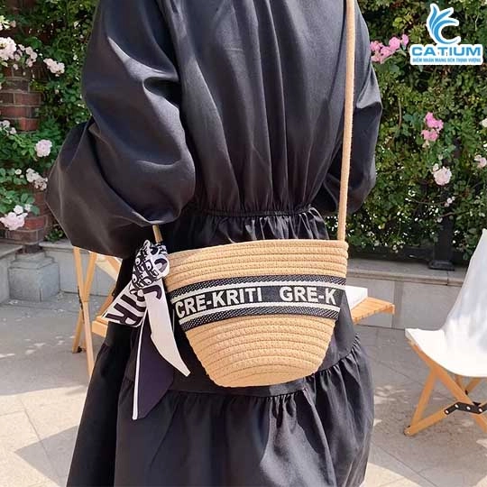Túi Cói Chrisitan Mini