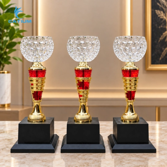 Cúp trao giải cầu lông