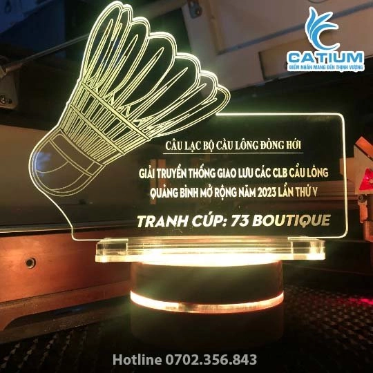 Đèn Led 3D Cầu Lông