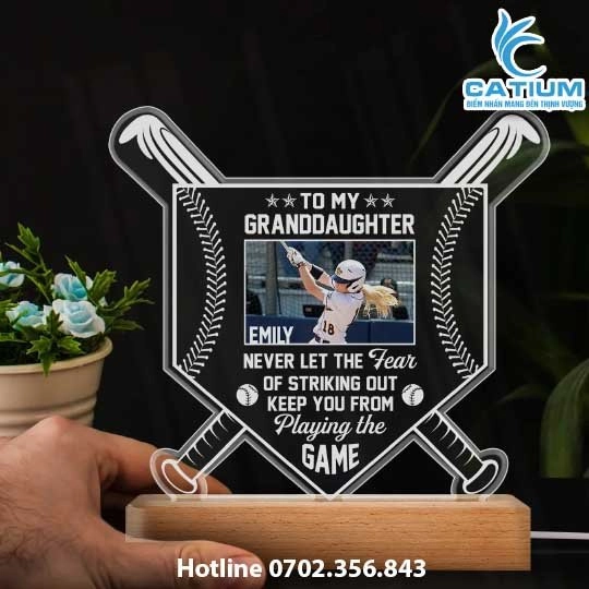 Đèn Led 3D In Hình Bé