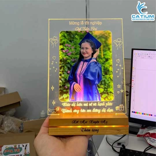 Đèn Led 3D Mừng Tốt Nghiệp