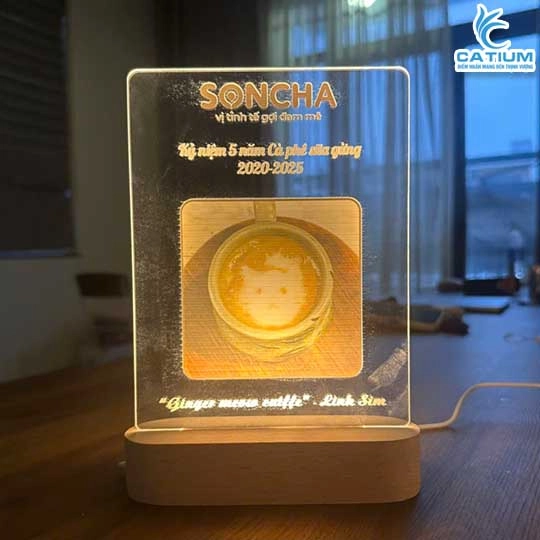 Đèn Led 3D Quà Tặng Doanh Nghiệp