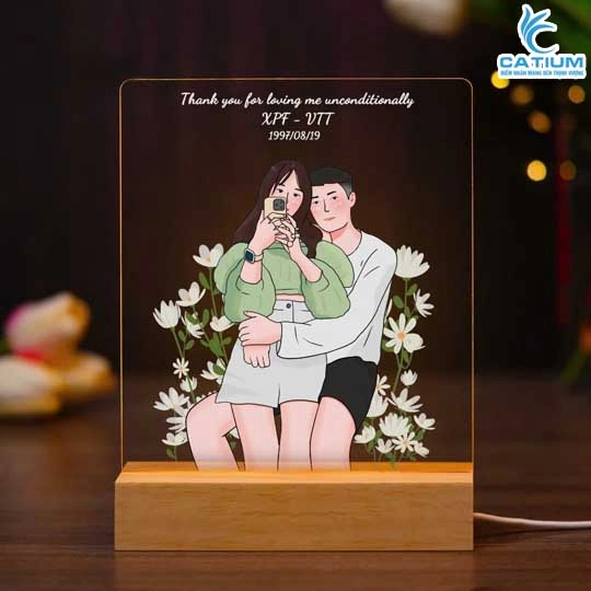 Đèn Led 3D Cho Cặp Đôi