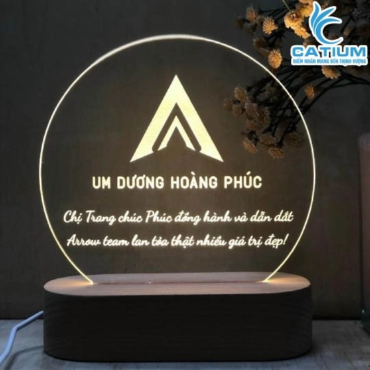 Đèn Led 3D Quà Tặng Doanh Nghiệp