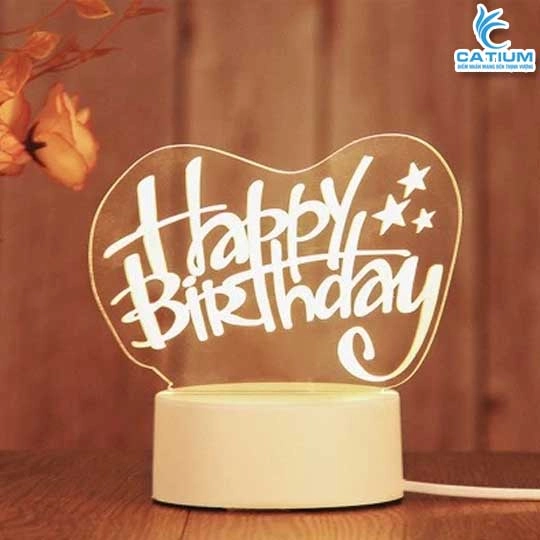 Đèn Led 3D Quà Tặng Sinh Nhật
