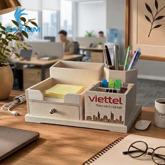 Hộp bút để bàn làm việc