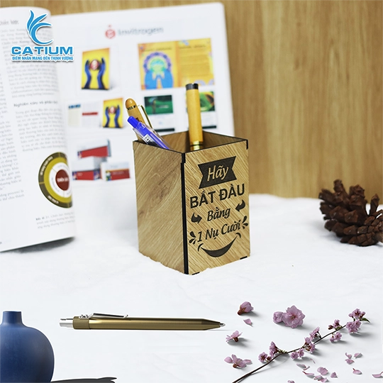 Hộp Đựng Bút Trang Trí Bàn Làm Việc, Văn Phòng