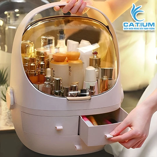 Hộp Đựng Mỹ Phẩm Có Ngăn Kéo