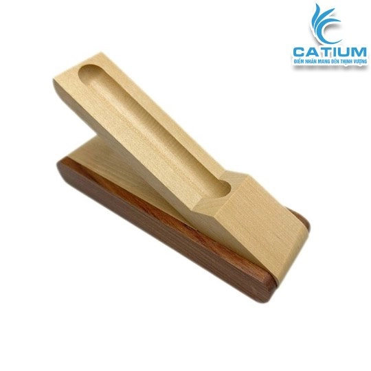 Hộp Gỗ Trưng Bày Bút Để Bàn