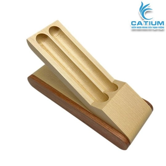 Hộp Gỗ Trưng Bày Bút Để Bàn