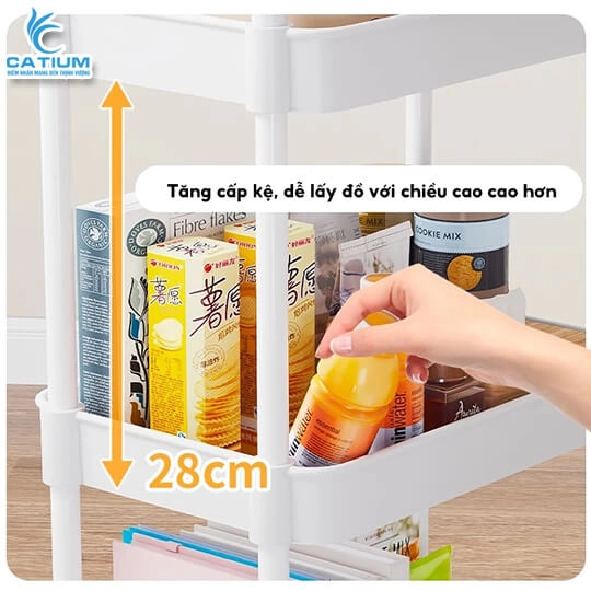 Kệ Để Đồ Đa Năng 3 Tầng