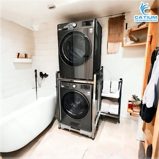 Kệ Để Máy Giặt Inox