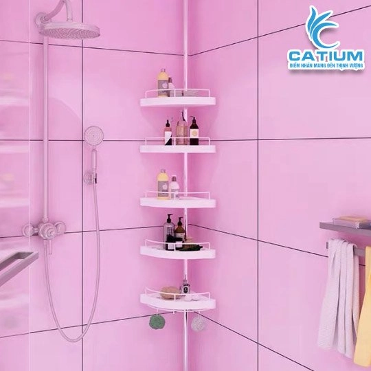 Kệ Góc Rút 5 Tầng Nhà Tắm
