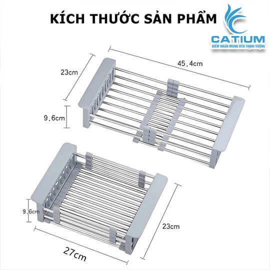 Kệ Inox Gác Bồn Rửa Chén