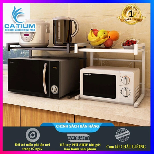 Kệ 2 Tầng Để Lò Vi Sóng Và Lò Nướng