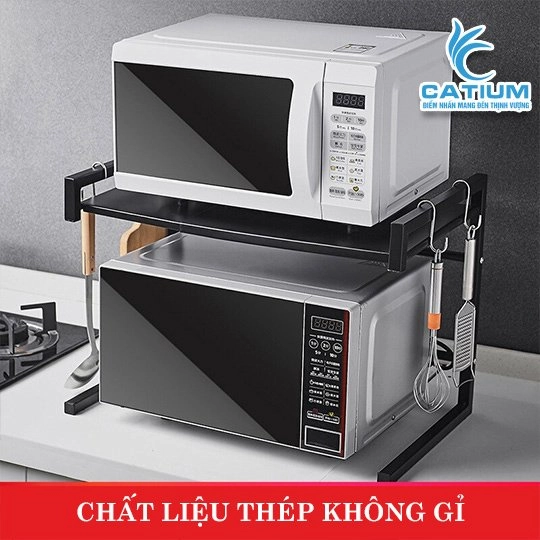 Kệ 2 Tầng Để Lò Vi Sóng Và Lò Nướng