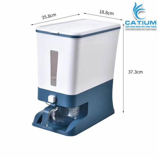 Thùng Đựng Gạo Thông Minh 10kg