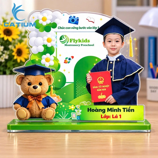 Kỷ niệm chương mica mừng tốt nghiệp