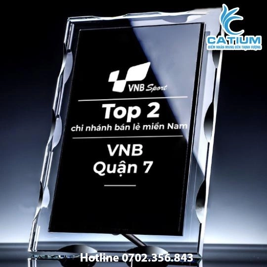 Kỷ Niệm Chương Pha Lê Chữ Nhật