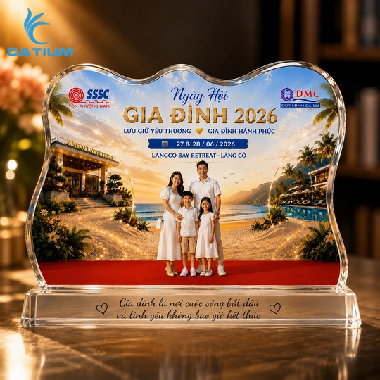 Kỷ Niệm Chương Pha Lê In Ảnh