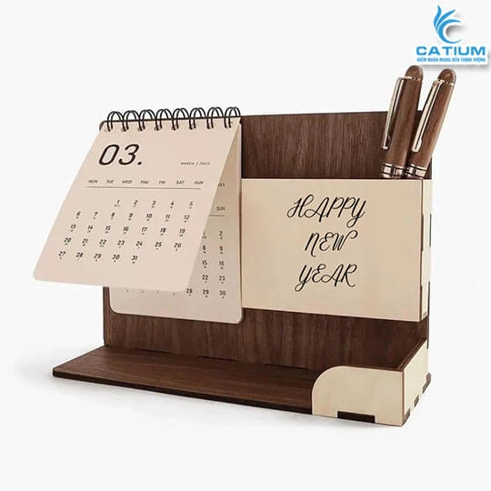 Lịch Gỗ Mừng Năm Mới