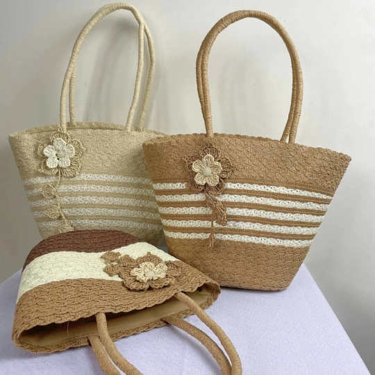 Túi Làn Tam Giác Hoa