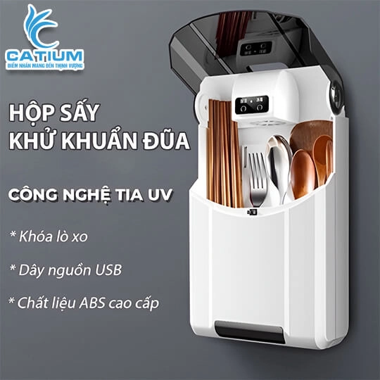 Máy Sấy và Khử Khuẩn Đũa Thìa Bằng Tia UV