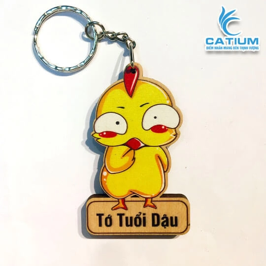 Móc Khóa 12 Con Giáp Bằng Gỗ