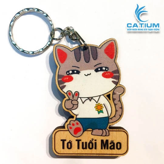 Móc Khóa 12 Con Giáp Bằng Gỗ